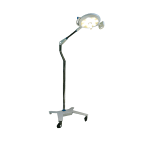 The Spring Suspension LED Shadowless Operating Light is a cutting-edge medical lighting solution, featuring a Twin Dome Model with a total of 4 reflectors..