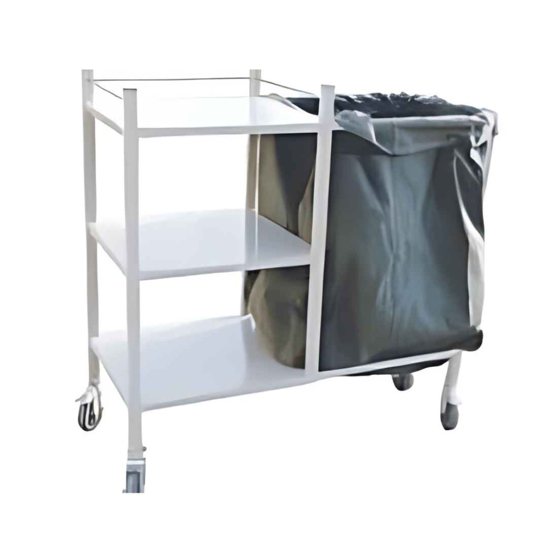 LINEN TROLLEY WITH SHELUXE