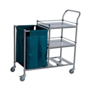 LINEN TROLLEY WITH SHELVES DELUXE