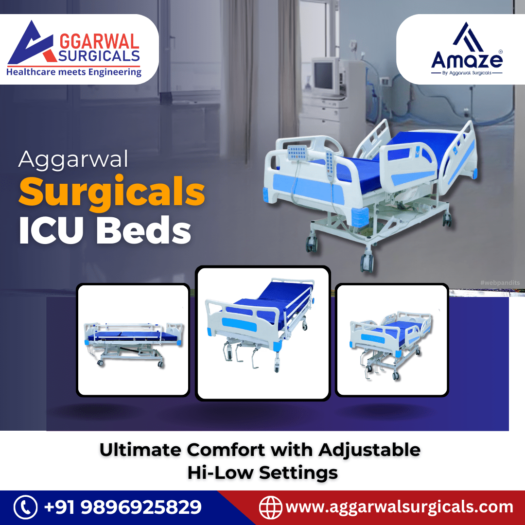 Motorized Seven-Function ICU Bed