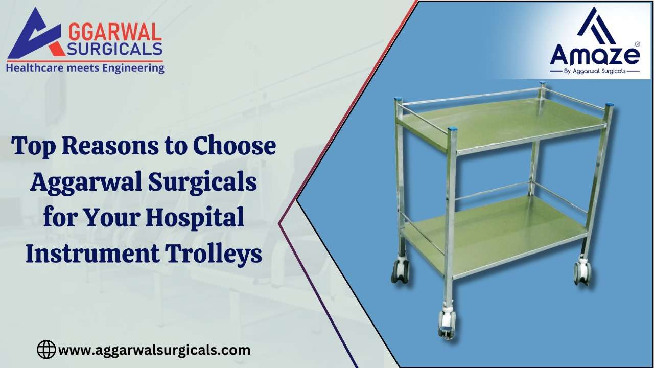 hospital instrument trolleys