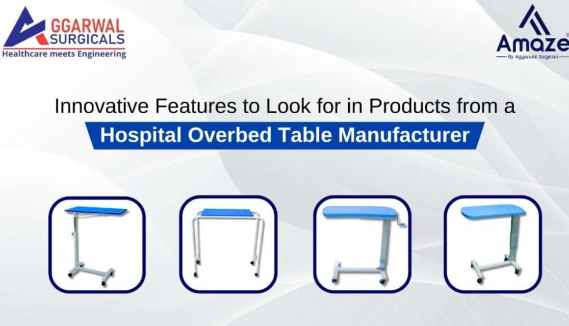 hospital overbed table manufacturer