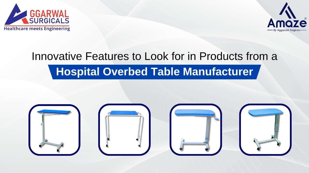 hospital overbed table manufacturer