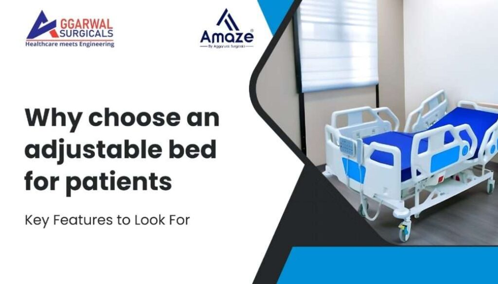 Adjustable Bed for Patients