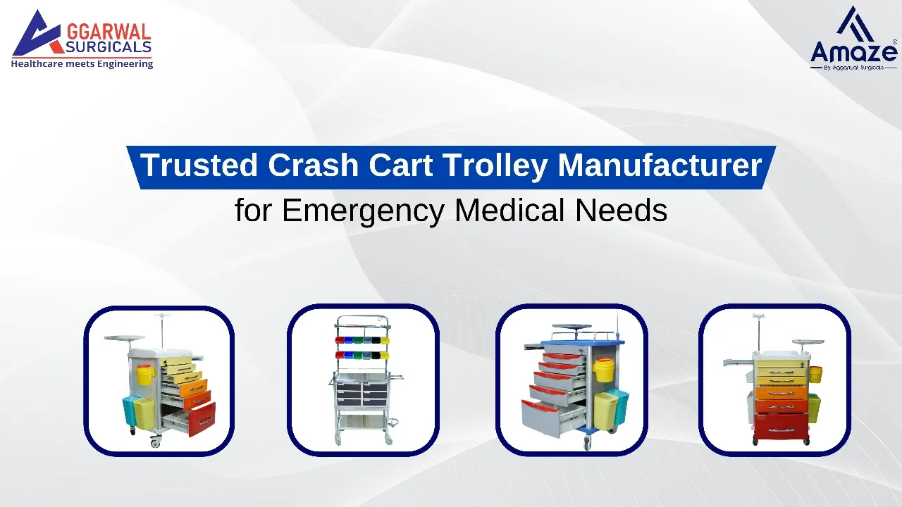 Crash Cart Trolley Manufacturer in India