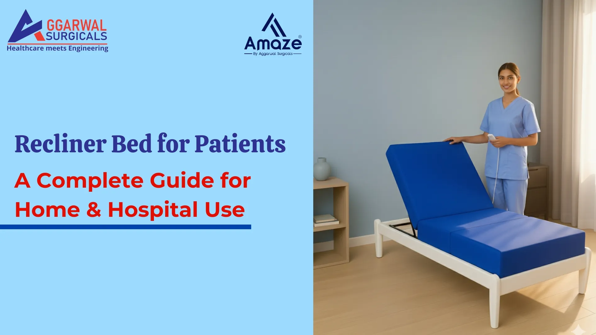 Recliner Bed for Patients