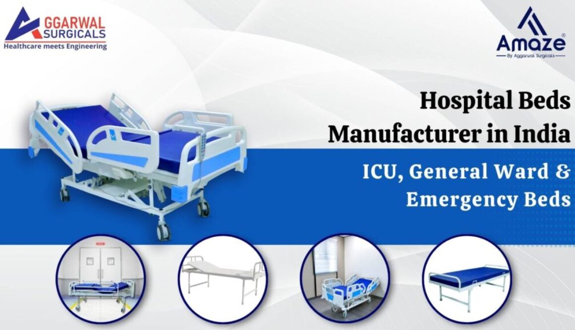 Hospital beds manufacturer in India offering ICU, general ward and emergency hospital beds